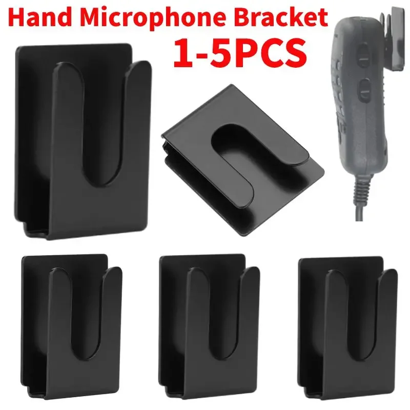 3m Metall Hand mikrofon Kleiderbügel Haken halter für Yaesu Wouxun Gegensprechanlage modifizierte Halterung Outdoor Anti-Widerstand Reparatur teil Image