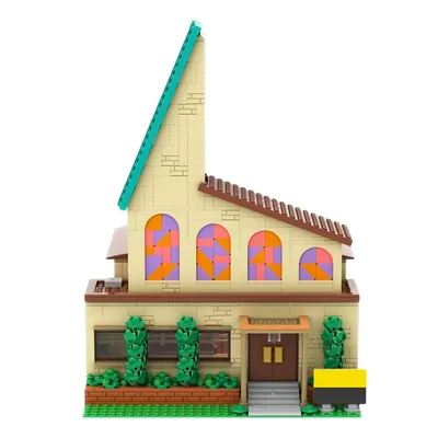 MOC- 148028 Straßenansicht-Baustein The Simpsons – Springfield First Church Ornament Image
