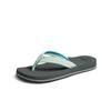 Zehentrenner REEF "REEF CUSHION BREEZE", Gr. 40, grau, mint, Synthetik, sportlich, Schuhe