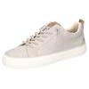 Sneaker MUSTANG SHOES, Damen, Gr. 36, grau (hellgrau), Lederimitat, klassisch, Schuhe, Freizeitschuh, Halbschuh, zum schlupfen mit Gummizug