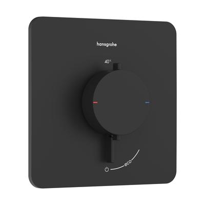 Hansgrohe Thermostat Unterputz Ecostat Comfort Q Fertigset 1 Verbraucher mattschwarz, 33712670 33712670 Image