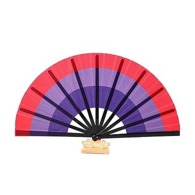 Stolz Regenbogen Faltfächer Regenbogen-Handfächer Erwachsene Unisex Lässig Pride Parade Pride-Monat Halloween Karneval Einfaches Karnevalskostüm Image
