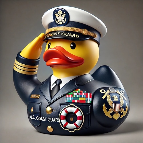 Veteran Tribut Ente Harz Vereinigte Staaten 250. Jubiläum Dekoration Mini Militär Gummienten in Armee Uniform Veteran Enten für Jeeps Ducking Veteranen Tag Semiquincentennial Image