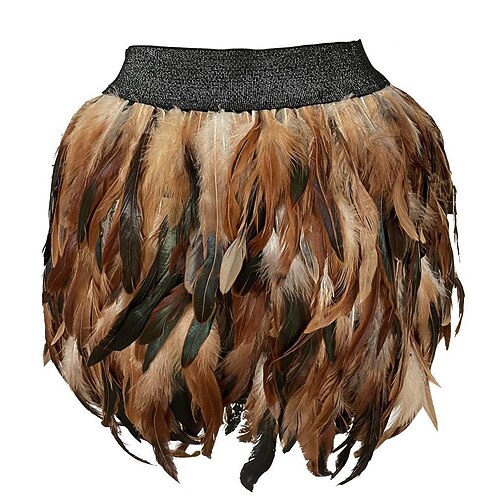 Karnevalskostüm Stolz Regenbogen Drag Queen Karneval Federrock Sexy Kostüm Erwachsene Damen Unisex Halloween Karneval Pride Parade Pride-Monat Einfaches Karnevalskostüm Verkleiden Image