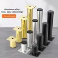 4 pièces 6-30 cm pieds de meubles en alliage d'aluminium pieds réglables en métal, pour pieds de Table d'armoire pieds de canapé pied de remplacement de meubles