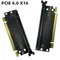 Scheda riser PCIE 4.0 X16 Convertitore scheda PCB angolato da 90 gradi PCI Express 16x Scheda video