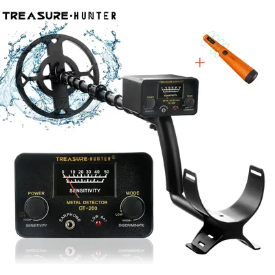 Treasure Hunter GT200 Metal Detector Waterproof Beginner Underground Professional High Sensitive