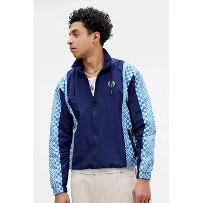 Sergio Tacchini Maritime Blue Alfredo Track Jacket - Navy L at Urban Outfitters