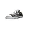 Sneaker ETHLETIC "Fair Trainer White Cap Lo Cut", Gr. 45, schwarz-weiß (letters schwarz, just weiß), Obermaterial: 100% Baumwolle; Sohle: 100% Naturkautschuk, casual, Schuhe, Fair / Vegan / Nachhaltig
