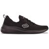 Sneaker LOTTO, Gr. 38, schwarz, Textil, unifarben, sportlich, Schuhe, - ohne Bücken, ohne Schnüren