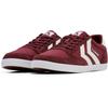 Sneaker HUMMEL "SLIMMER STADIL LOW", Gr. 41, rot (cabernet), Textil, Leder, sportlich, Schuhe