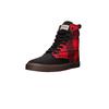 Sneaker ETHLETIC "Fair Brock", Gr. 39, rot (tartan fire starter), Obermaterial: 100% Baumwolle; Decksohle: 100% Baumwolle; Laufsohle: 100% Naturkautschuk, casual, Schuhe Schnürboots Canvassneaker, Fair / Vegan / Nachhaltig