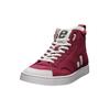 Sneaker ETHLETIC "Active Hi Cut", Gr. 39, rot (true blood, just weiß), Obermaterial: 100% Baumwolle; Futter: 100% Baumwolle; Decksohle: 100% Baumwolle; Sohle: 100% Naturkautschuk, Schuhe, Fairtrade Produkt