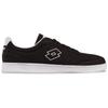 Sneaker LOTTO, Gr. 40, schwarz-weiß (schwarz, weiß), Synthetik, unifarben mit Farbeinsatz, sportlich, Schuhe, - in schlanker Retro Silhouette