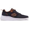 Sneaker LOTTO, Gr. 44, blau (navy, orange), Synthetik, Kunstfaser, mehrfarbig, sportlich, Schuhe, - besonders leicht & bequem