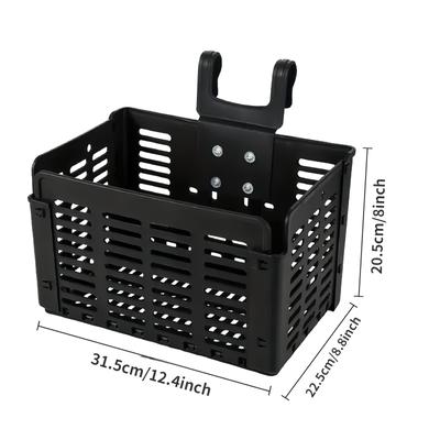TEMU Portable Foldable Bicycle Scooter Electric Vehicle Basket Universal Bearing Super Strong Basket Set Image