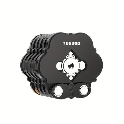 TEMU Tosuod Anti-theft Bicycle Lock - Steel, Portable & Foldable, Resistant To Hydraulic Shears, Ideal For Electric Scooters & Mountain Bikes, Bicycle Lock|modern Bicycle Lock| Steel Lock Image