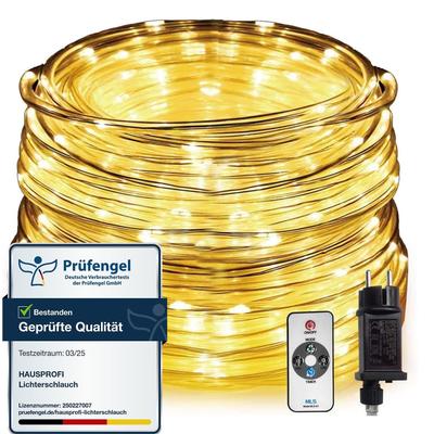 TEMU Hausprofi 15 M 200 Led String Lights, Fairy Lights With Remote Control, 8 And Brightness Dimmable, Mains Operated, Ideal For Christmas Lighting, Decoration, Party, Celebration, Wedding Image
