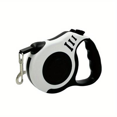 TEMU Automatic Reel - Pvc, With Adjustable Length, Ideal For Small To Medium Dogs, Hand Wash Only, Reel|adjustable Length Leash|pvc Construction, Image
