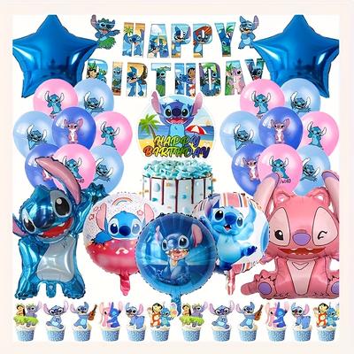 TEMU 39pcs Embroidery Theme Birthday Banner, Pull Flag Decoration Set With Bunches And Streamers For Entrance, Garden, And Multipurpose Use Suitable For Christmas, Halloween, , Etc., Suitable 14+ Image