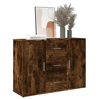 TEMU Sideboard Smoked Oak 90.5x29.5x65 Cm Wood Image