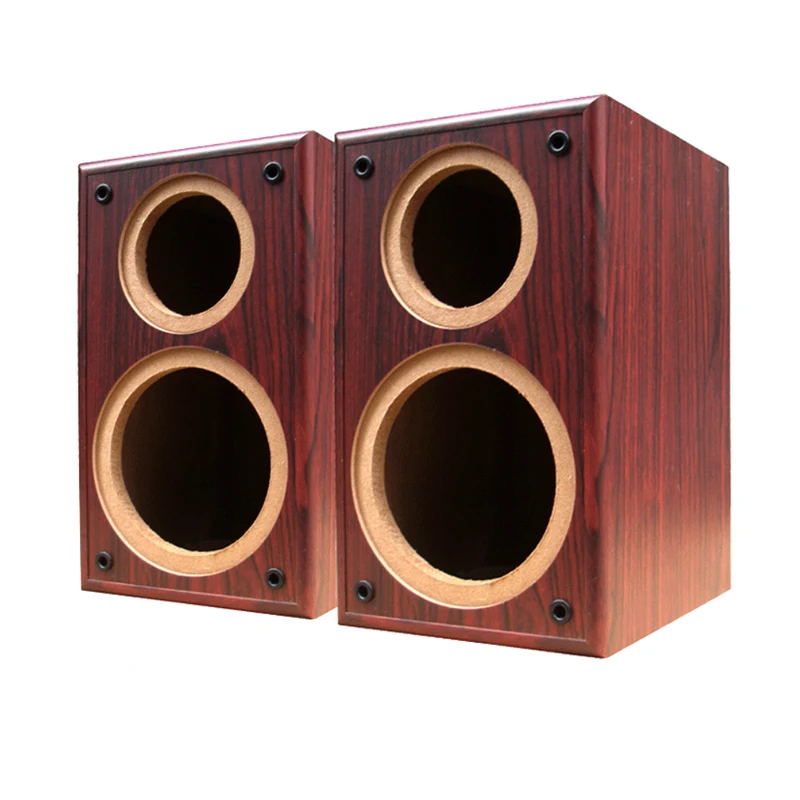 KYYSLB 6,5 Zoll Holz Verstärker Lautsprecher Leere Box Fieber Bücherregal Audio Shell Auto Audio Lautsprecher DIY Gehäuse Leere Box Shell