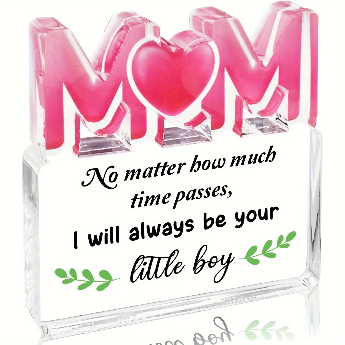 Mutter-Geburtstagsgeschenke, Mutter-Acryl-Andenken, Idee, Geschenke für Mama, Geschenke für Mama, Acrylplakette mit berührenden Wörtern graviert Image