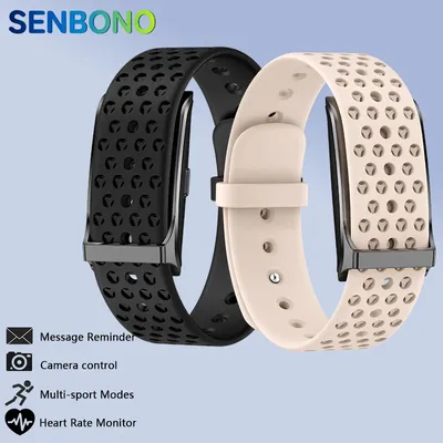 SENBONO Smart Band Herzfrequenz Nachricht Erinnerung Blutsauerstoff Schlafüberwachung Aktivität Image