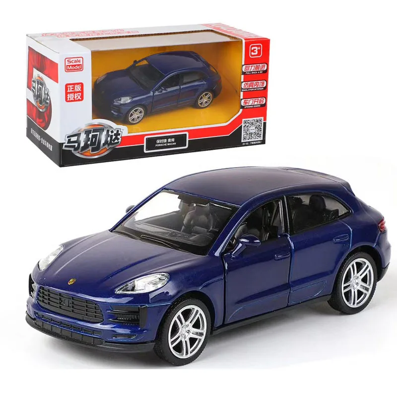 1:36 MACAN SUV Hohe Simulation Legierung Diecast Auto Modell Spielzeug Mit Zurückziehen Für Kinder Geschenke Spielzeug Sammlung F244 Image