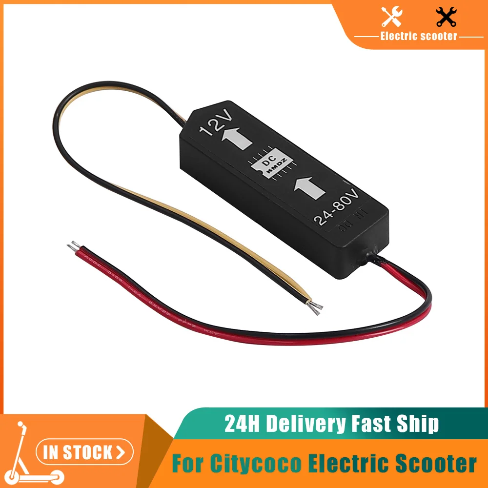 DC 12V 24V ~ 80V Konverter Transformator Universal für Citycoco Elektroroller Chinesische Harley Roller Modifizierte Zubehör Teile Image