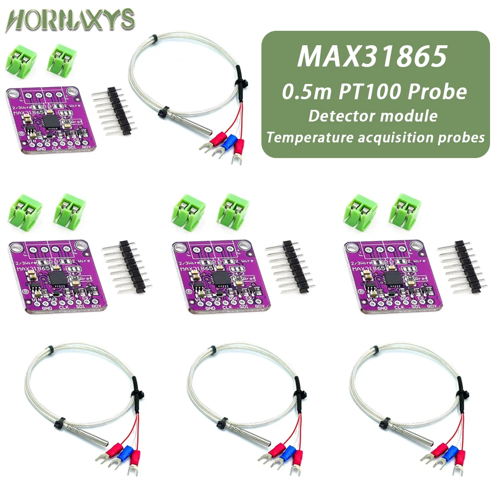 MAX31865 PT100 zu PT1000 RTD-zu-Digital Konverter Board Temperatur Thermoelement Sensor Verstärker Modul 3,3 V/5 V Für Arduino