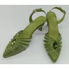 INSIGHTLINK Damen-Schuhe, rot, grün, blau, goldfarben, Strasssteine, hochhackige Schuhe, Diamanten,