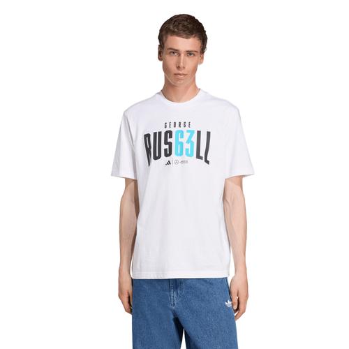 T-shirt George Russell Mercedes AMG Petronas F1 - Blanc - Homme Taille: S