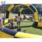 Piste de course gonflable Gokart, 20x16 pieds, jeu de plein air avec souffleur, piste de course de