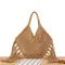 Mode femmes sac à bandoulière été nouveau évider maille tissé à la main sac fourre-tout décontracté