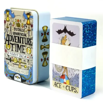 High-Quality Tin Box Packing The Light Seers Tarot Card And Adventur Time Tarot Fate Divination