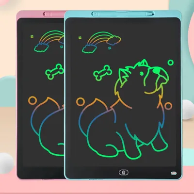 20pcs Vibrant LCD Writing Tablets for Youngsters - 10" Reusable & Erasable Doodle Boards in Blue,