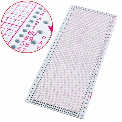 10pcs Punchcard Fit for Brother Singer Knitting Machine Blank Punch Card KH860 KH868 SK260 SK280