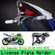 Support de plaque d'immatriculation pour Kawasaki Ninja ZX-6R RR 2024 – 2025, accessoires de moto, support arrière, éliminateur de garde-boue de lumière LED
