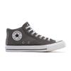 Sneaker CONVERSE "CHUCK TAYLOR ALL STAR MALDEN STREET CANVAS & SUEDE", Gr. 41, sharkskin, weiß, schwarz, Textil, sportlich, Schuhe