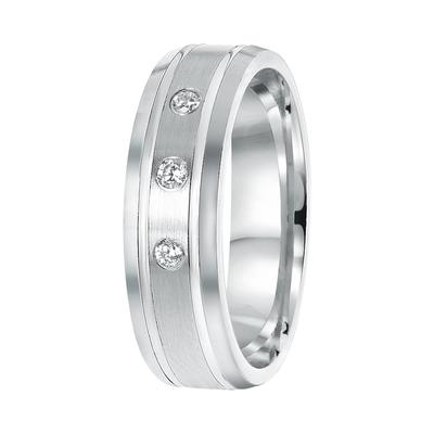 Lucardi - Ringe 'Dubrovik' 925 Silber - silbern Herrenschmuck 1 ct Herren (99.99 € / 1 ct) Image