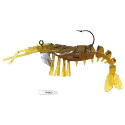 Vudu Rattler Rigged Shrimp - 2 Pack - Red Pepper