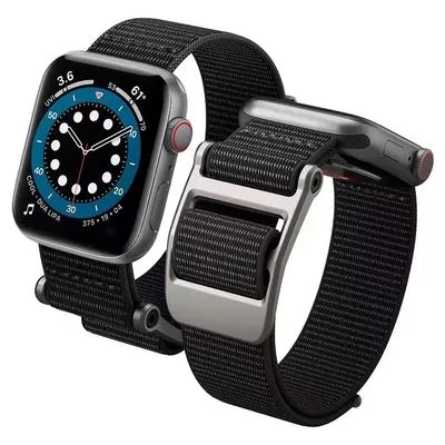 Perfektes Nylon-Schnallenarmband für Ultra1/2 49 mm 46/45/44/42/41/40/38 mm, bequemes Tragearmband, Image
