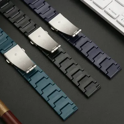 Kohlefaserband für Samsung Galaxy 7/FE/4/5/6/Classic 46 mm/Active 2 40 mm 44 mm Gliederarmband Image