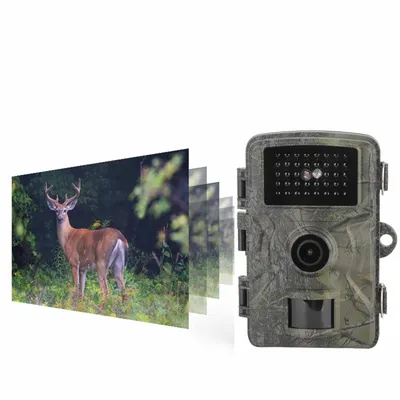 Infrared Night Vision Camera 2.0in TFT HD Display 1920x1080P IP66 Waterproof Wildlife Trail Camera for Outdoor HD Hunting Camera