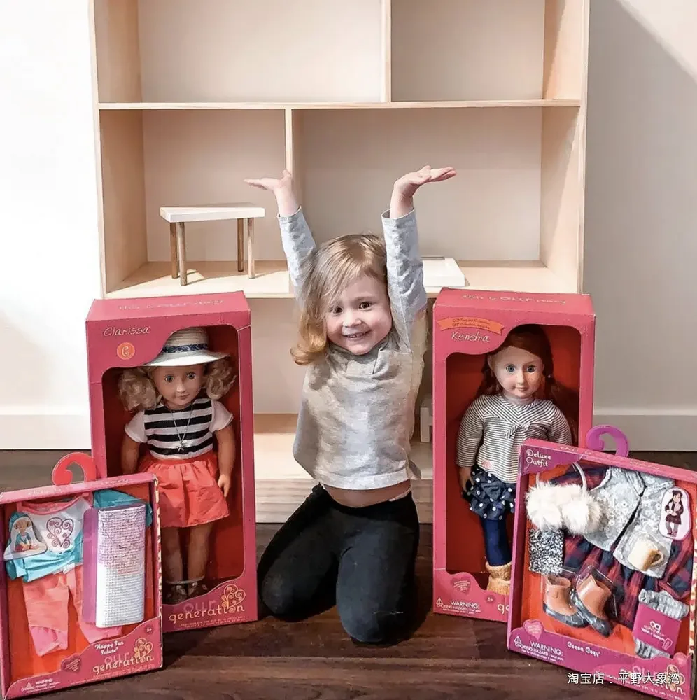 Our Generation Doll Kinderspielzeugset Weihnachtsgeschenk OG Doll Austauschbare Kleidung Rollenspielspielzeug für Mädchen Modenschau Image