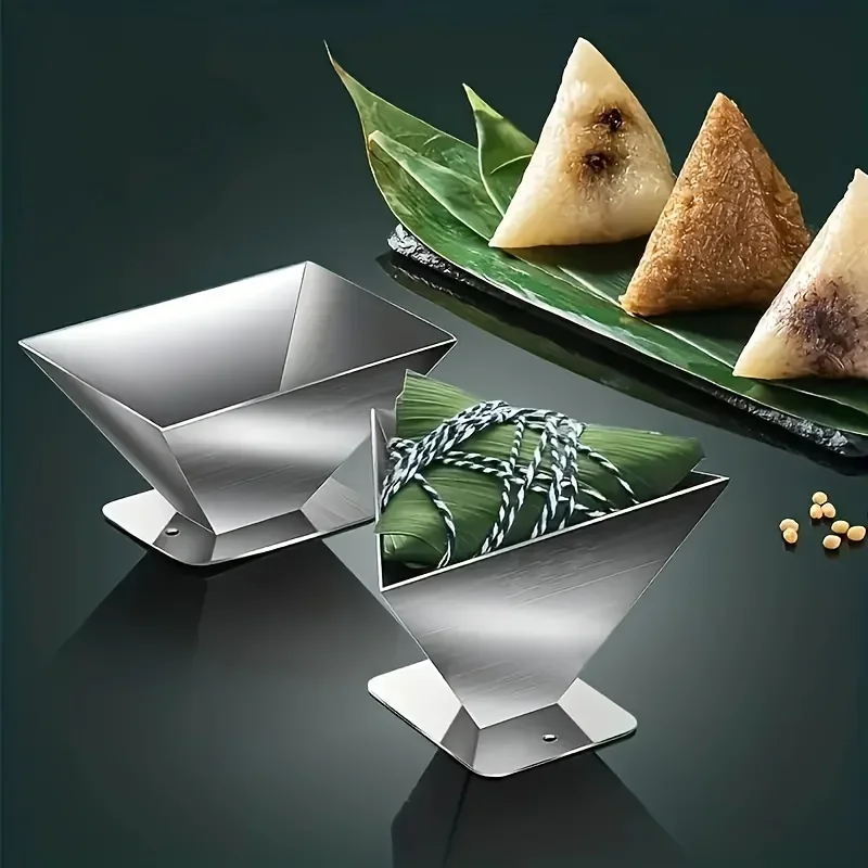 Loong Boat Festival Edelstahl umwickeltes Zongzi-Artefakt -304 Zongzi-Form in Lebensmittelqualität, unverzichtbares Gerät für die Küche Image