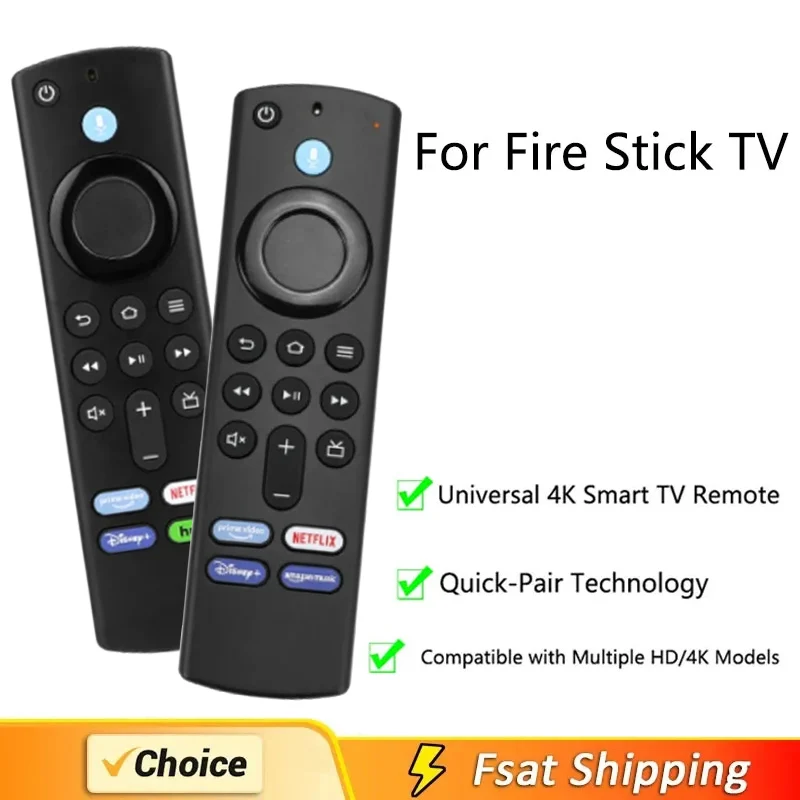 L5B83G Ersatz-Sprachfernbedienung für Fire Stick TV 3rd Gen Smart TV Stick 4K MAX Lite Fire Cube Remote Funktioniert mit Alexa Image