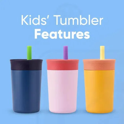 12oz Stainless Steel Insulated Cup with Straw, Same Style as Amazon Owala, Perfect for Office and