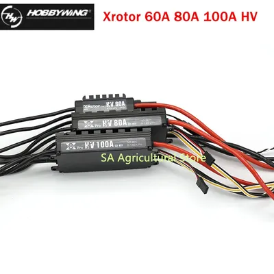Original hobby wing xrotor pro 60a 80a 100a hv v3 esc für diy landwirtschaft hochspannung version Image